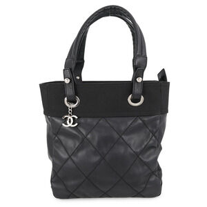 CHANEL Black Logo Tote Bag